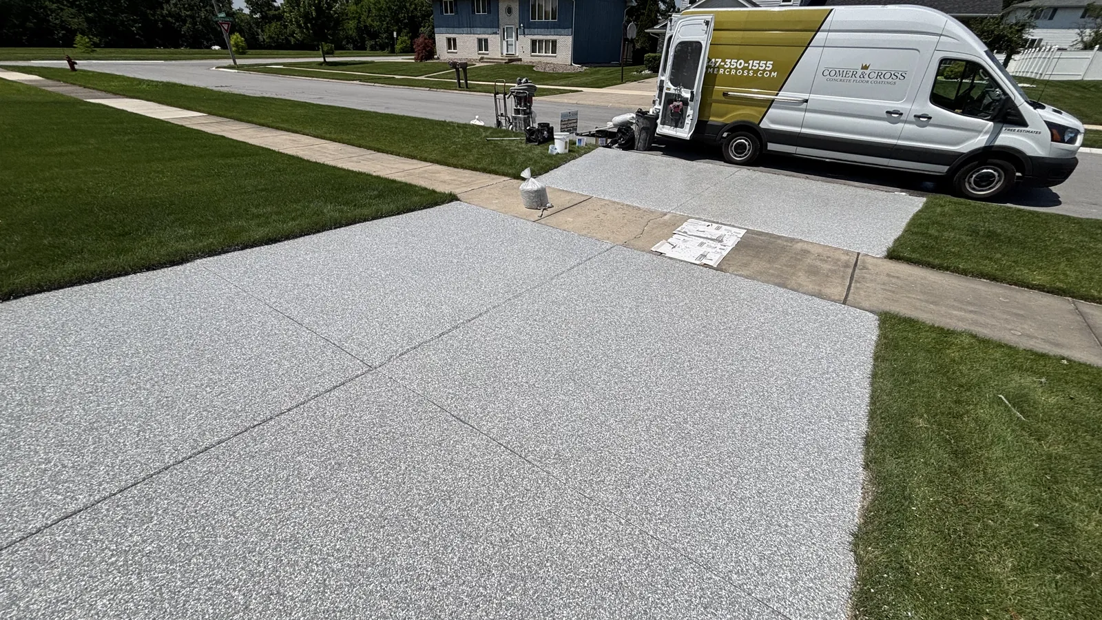 Concrete floor coatings from Comer & Cross, serving Cranston, RI