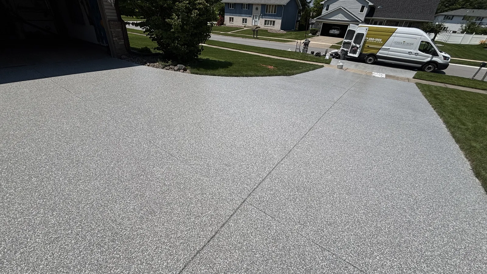 Concrete floor coatings from Comer & Cross, serving Waterford, MI