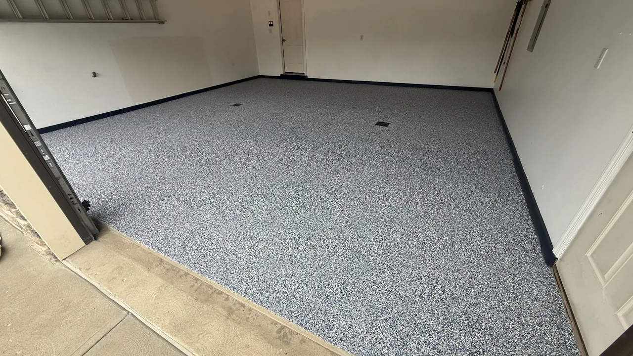 Concrete floor after Comer & Cross coating