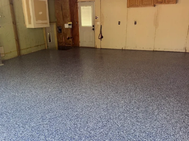 Concrete coating project by Comer & Cross for David Smith