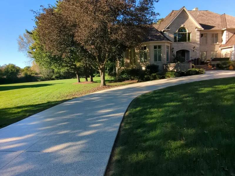 Driveway coating project by Comer & Cross