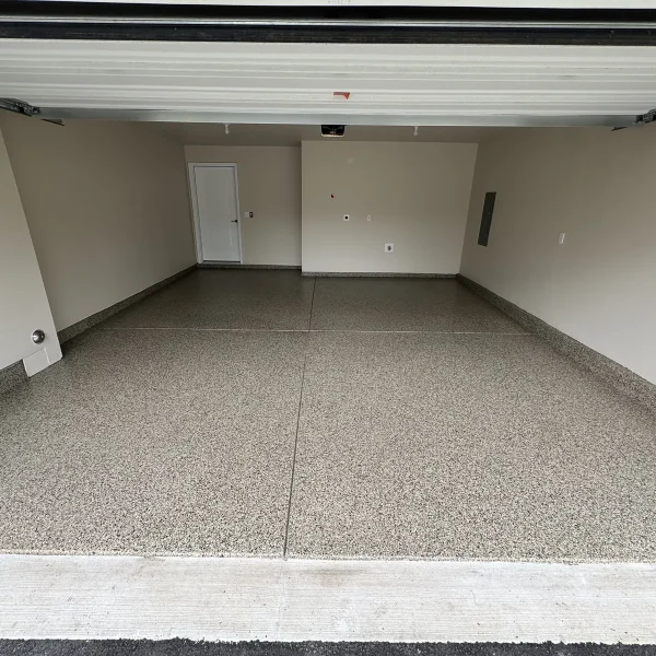 Garage coating project by Comer & Cross